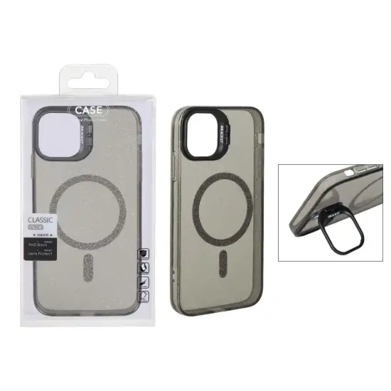 تصویر قاب گوشی موبایل مدل BRACKET اکلیلی استندشو مگ سیف دار