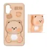 قاب گوشی موبایل سیلیکونی مدل Bear استندشو - تصویر سوم