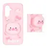 قاب گوشی موبایل سیلیکونی مدل Piggy عروسک برجسته فانتزی - تصویر سوم