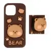قاب گوشی موبایل سیلیکونی مدل Bear استندشو - تصویر پنجم