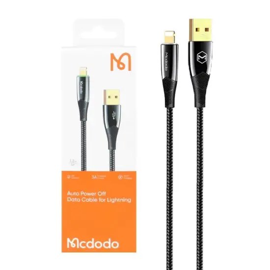 تصویر کابل تبدیل USB به لایتنینگ مک دودو مدل CA-8060 طول 1.2 متر