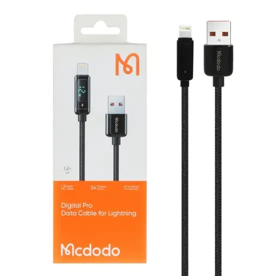 تصویر کابل تبدیل USB به لایتنینگ مک دودو مدل CA-9940 طول 1.2 متر