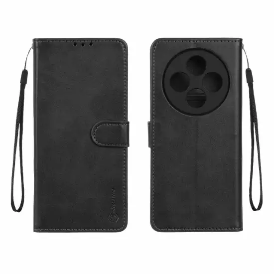 تصویر کیف گوشی موبایل چرمی نیلکین مدل مگنتی همراه با بند