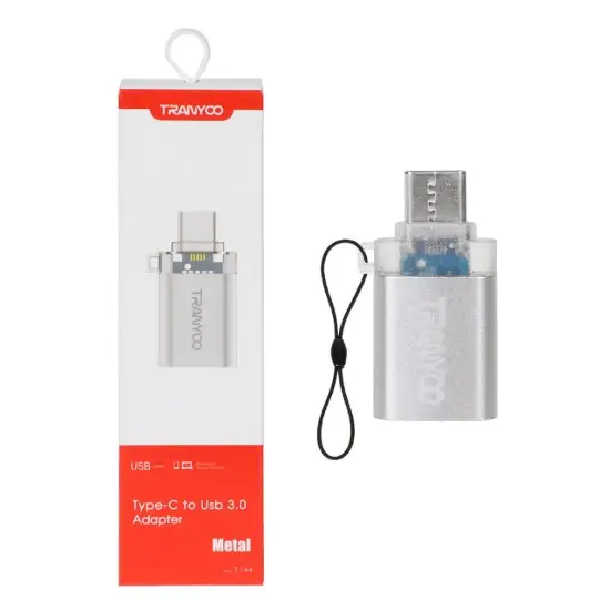 تصویر تبدیل USB3.0 TO Type-C ترانیو مدل T-E44