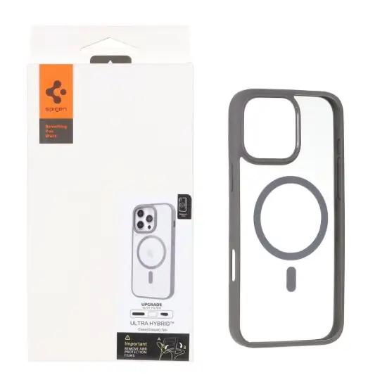 تصویر قاب گوشی موبایل اسپیگن مدل توری اسپیکر فلزی مگ سیف دار