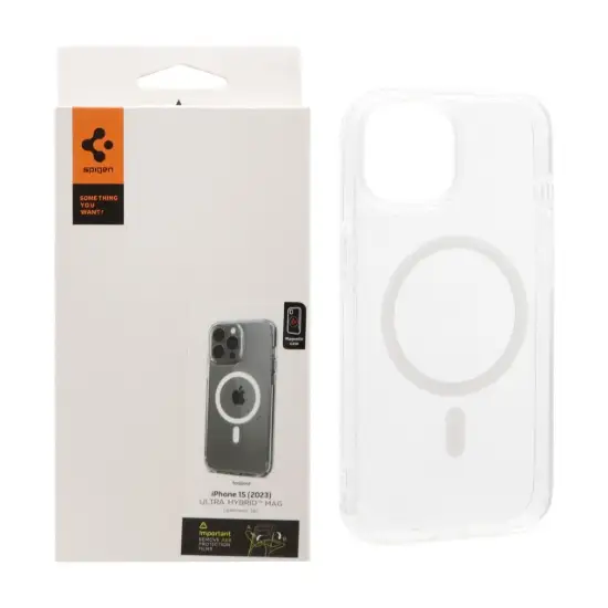 تصویر قاب گوشی موبایل اسپیگن مدل ژله ایی مگ سیف دار