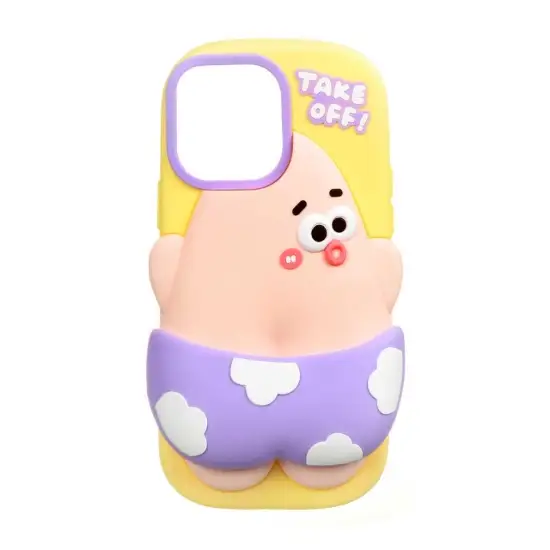 تصویر قاب گوشی موبایل سیلیکونی مدل عروسکی Take Off