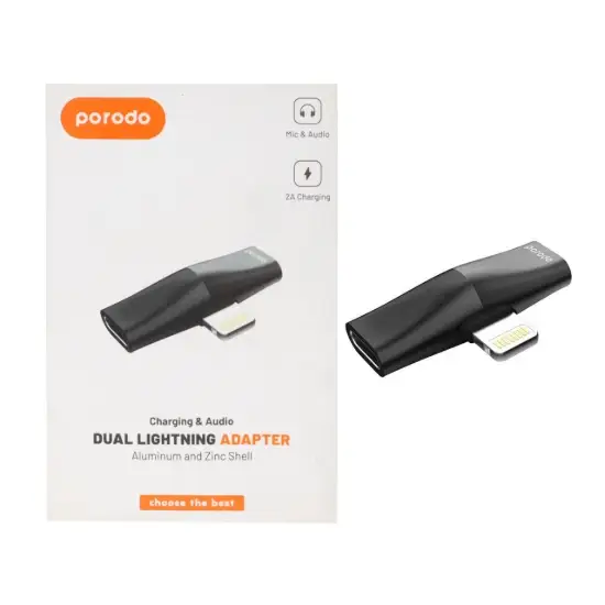 تصویر مبدل 1به 2 لایتنینگ پرودو مدل PD-LLDONG-001