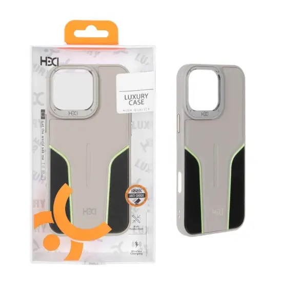 تصویر قاب گوشی موبایل اچ دی دی مدل محافظ لنز فلزی طرح کربن