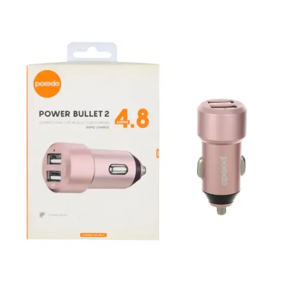 تصویر شارژر فندکی فست پرودو مدل PD-METCC