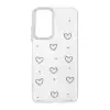قاب گوشی موبایل رزین مدل Heart طرح برجسته لنز سیلور - تصویر یکم