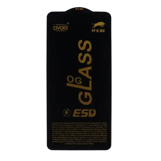 تصویر گلس گوشی موبایل شفاف مدل Full Cover OG - ESD OVOG