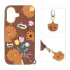 قاب گوشی موبایل سیلیکونی مدل Sweet Bear آویزدار - تصویر سوم