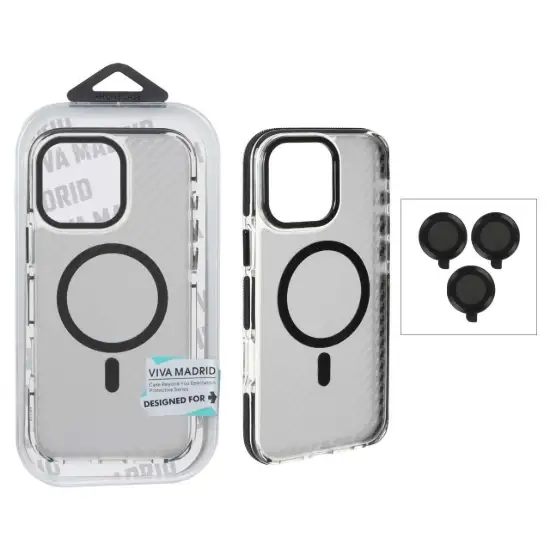 تصویر قاب گوشی موبایل ویوا مادرید مدل پشت کربن مگ سیف دار