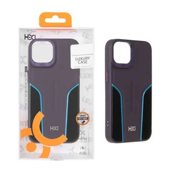 تصویر قاب گوشی موبایل  اچ دی دی طرح کربن محافظ لنز فلزی