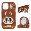 قاب گوشی موبایل سیلیکونی مدل Labubu آینه ای استند شو - تصویر هفتم