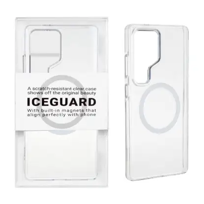 نمایش جزئیات قاب گوشی موبایل کی دوو مدل ICEGUARD شفاف مگ سیف دار