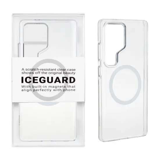 تصویر قاب گوشی موبایل کی دوو مدل ICEGUARD شفاف مگ سیف دار