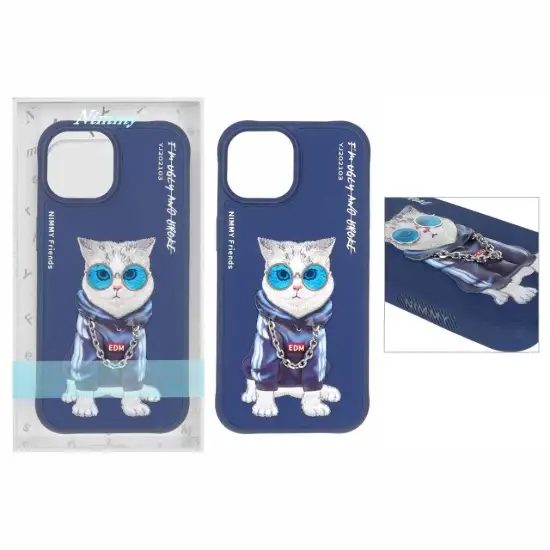 تصویر قاب گوشی موبایل نیمی مدل i'm Ugly and Broke اکسسوری برجسته