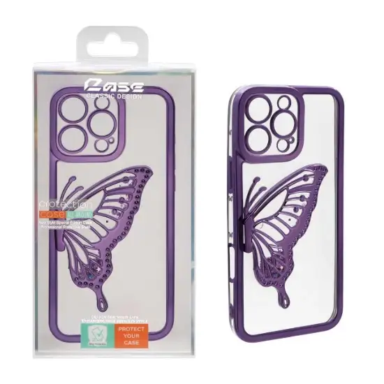 تصویر قاب گوشی موبایل مدل Butterfly آکواریومی