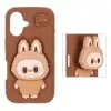 قاب گوشی موبایل سیلیکونی مدل Labubu استند شو - تصویر هفتم