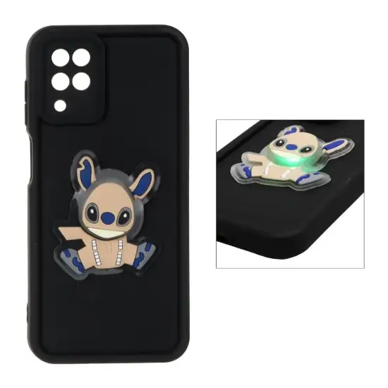 تصویر قاب گوشی موبایل Solid Case عروسک برجسته چراغ دار طرح استیج