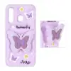 قاب گوشی موبایل سیلیکونی مدل Butterfly استند شو - تصویر دوم
