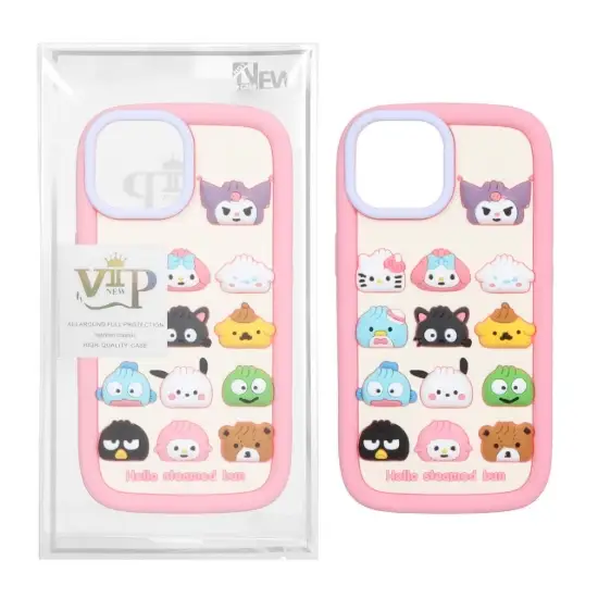 تصویر قاب گوشی موبایل سیلیکونی مدل عروسک برجسته Animals
