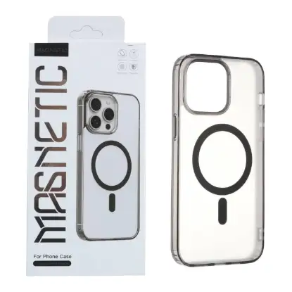 نمایش جزئیات قاب گوشی موبایل مدل Magnetic دور ژله ای مگ سیف دار