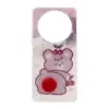 قاب گوشی موبایل مدل اطلسی عروسکی دم برجسته Cute Bear - تصویر دوم