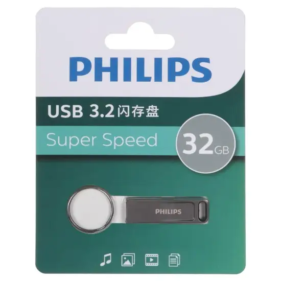 تصویر فلش مموری فیلیپس مدل  FM21UA032B/93-F  USB 3.2 ظرفیت 32 گیگابایت