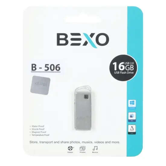 تصویر فلش مموری بکسو مدل B-506 USB2.0 ظرفیت 16 گیگابایت