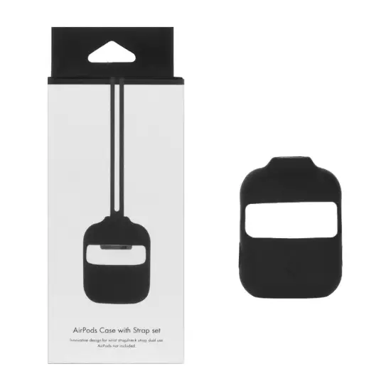 تصویر کاور ایرپاد سیلیکون با ست بند گردنی و مچی