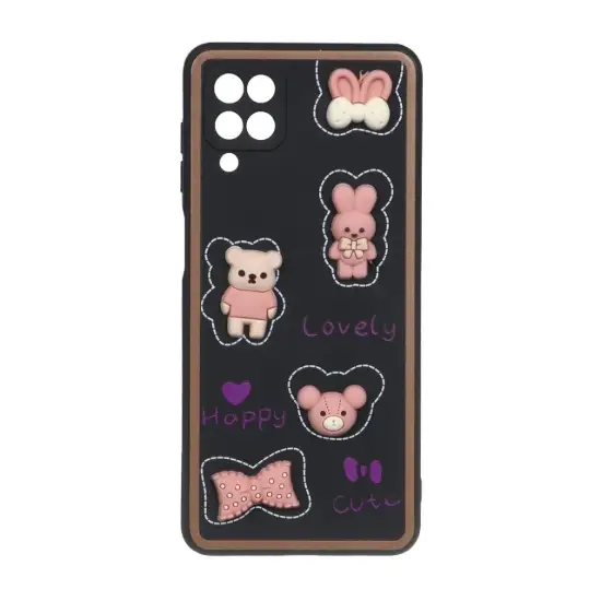 تصویر قاب گوشی موبایل مدل عروسکی برجسته Cute