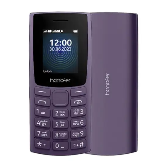 تصویر گوشی موبایل هانوفر مدل 105 HA -2023 دو سیم کارت ظرفیت 32 مگابایت