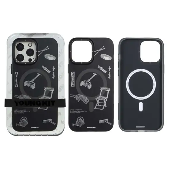 تصویر قاب گوشی موبایل یانگ کیت مدل  Agricultural tools مگ سیف دار