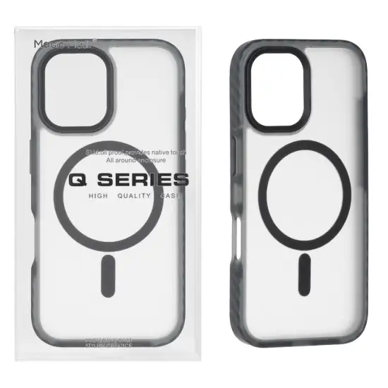 تصویر قاب گوشی موبایل مجیک ماسک مدل Q Series دور هاشور مگ سیف دار