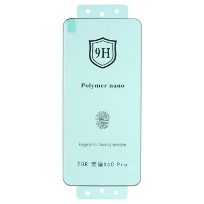 نمایش جزئیات گلس گوشی موبایل شفاف پلیمر نانو مدل 9H Full Cover