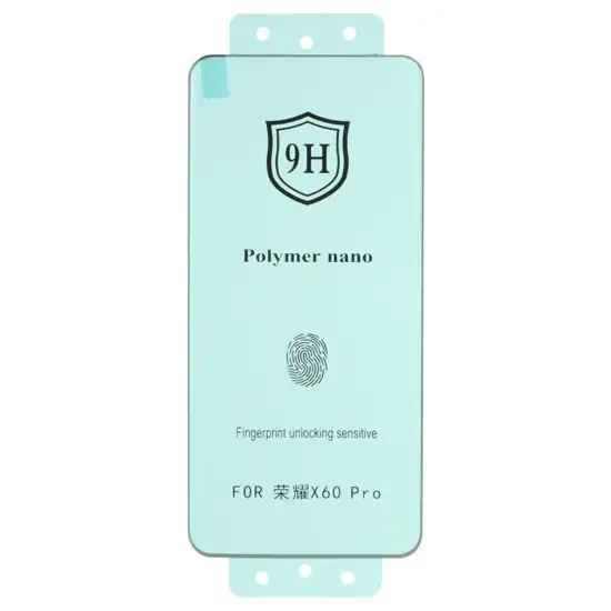 تصویر گلس گوشی موبایل شفاف پلیمر نانو مدل 9H Full Cover