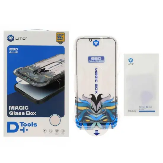 تصویر گلس گوشی موبایل شفاف لیتو مدل Magic Glass Box - ESD