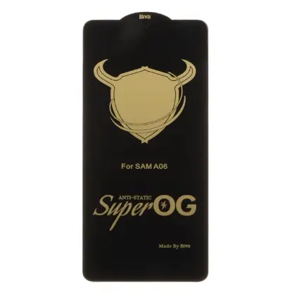 نمایش جزئیات گلس گوشی موبایل شفاف آنتی استاتیک مدل Full Cover ESD Super OG
