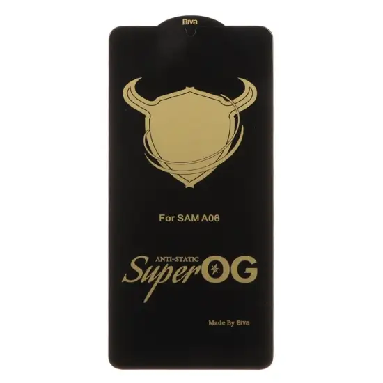 تصویر گلس گوشی موبایل شفاف آنتی استاتیک مدل Full Cover ESD Super OG