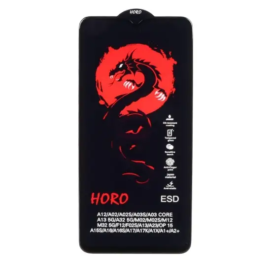 تصویر گلس گوشی موبایل شفاف هورو مدل Full Cover ESD