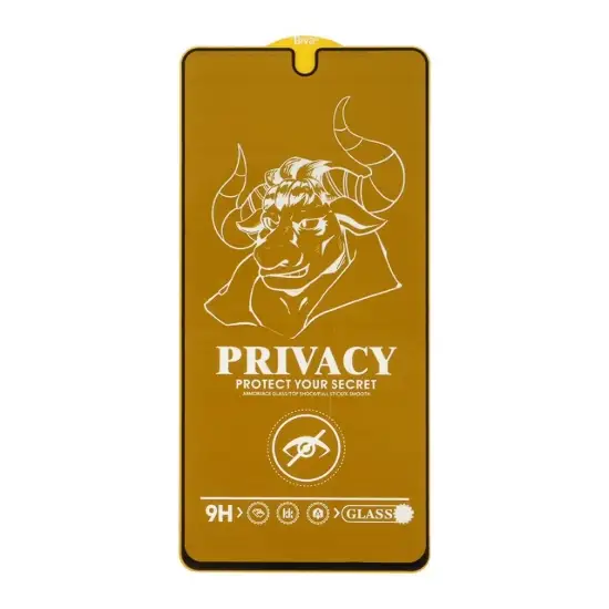 تصویر گلس گوشی موبایل شفاف بیوا مدل Full Cover Privacy