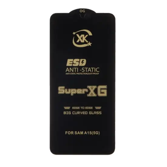 تصویر گلس گوشی موبایل شفاف سوپر ایکس جی مدل آنتی استاتیک Full Cover