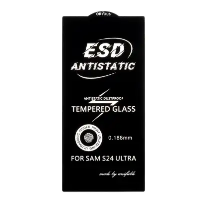 نمایش جزئیات گلس گوشی موبایل شفاف مدل آنتی استاتیک ESD - 0.188mm