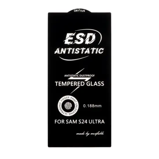 تصویر گلس گوشی موبایل شفاف مدل آنتی استاتیک ESD - 0.188mm