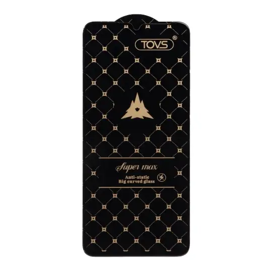 تصویر گلس گوشی موبایل شفاف آکام مدل آنتی استاتیک -Full Cover Super Max