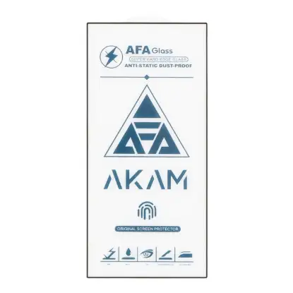 نمایش جزئیات گلس گوشی موبایل شفاف آکام مدل آنتی استاتیک - Full Cover ESD