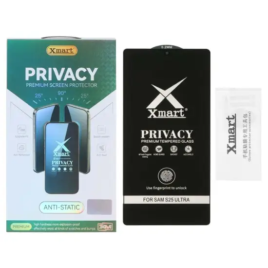 تصویر گلس گوشی موبایل شفاف ایکس مارت مدل Full Cover - Privacy